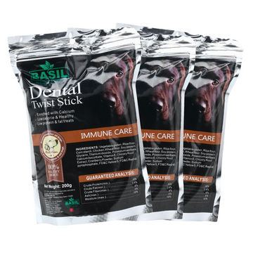 Basil Immune Care Light & Healthy Twist Chew Stick Pack of 3